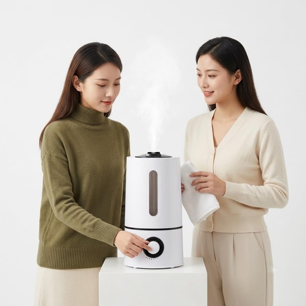 Drumstone (𝐒𝐩𝐞𝐜𝐢𝐚𝐥 𝟏𝟓 𝐘𝐞𝐚𝐫𝐬 𝐖𝐚𝐫𝐫𝐚𝐧𝐭𝐲) Large Capacity Cool Mist Air Humidifier | Ultra-Quiet Room Humidifier for Home, Bedroom & Living Room | Portable Ultrasonic Moisturizer-image-26
