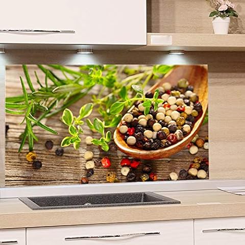 GRAZDesign Spritzschutz Glas für Küche Herd Cover