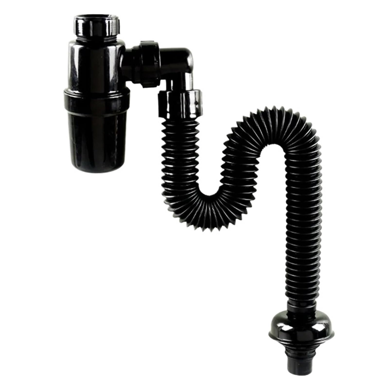Colador para fregadero con tubo de drenaje flexible y desodorante para lavabo 1