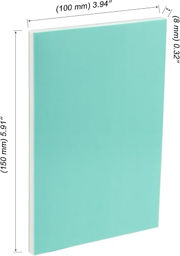 Miniatura 9 de MOUYAT Paquete de 20 bloques de tallado de goma rosa de 4 x 6 pulgadas, sello de bloque de linóleo de goma para impresión, manualidades de goma