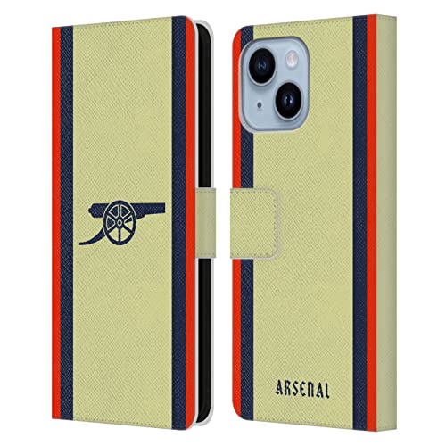 Arsenal FC étui portefeuille en cuir iPhone 14 Plus Head Case Designs