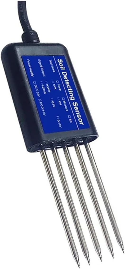 Portable USB Type-c 8 in1 Soil Sensor Free Android app Data Read Moisture Soil npk Meter Sensor