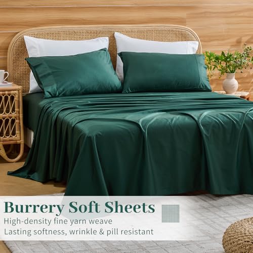 Image of Bedlifes 1000TC Egyptian Cotton Cal King Sheets, 4Pcs, 16 inch Deep Pocket