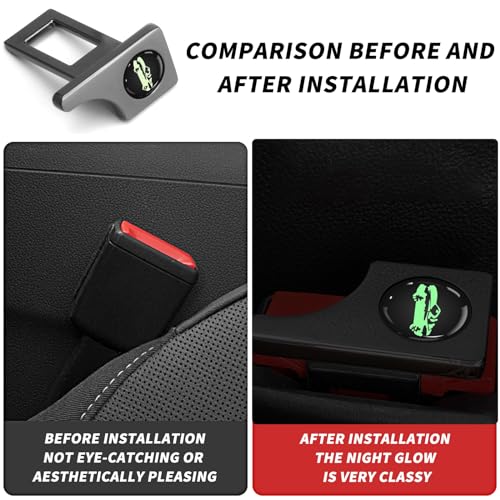 EKSMA Home Blocca Cintura Sicurezza Auto, Clip per...