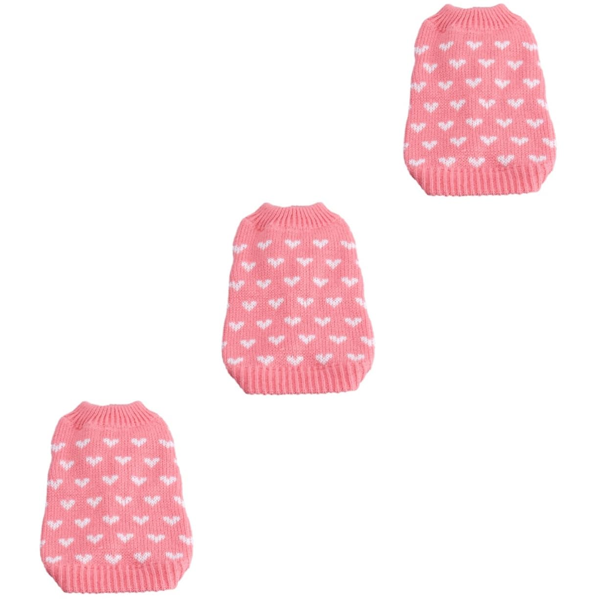 Pull coeur pour animaux YARNOW avec coutures exquises pour petit chien