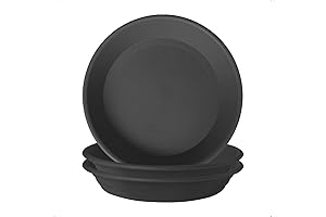 3-Pack Plastic Platters for Healthy and Lush Plants