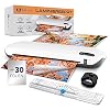 GREEED® A4 lamineerapparaat – Thermo lamineerset met hoekronde en bladsnijder, praktische laminator voor hete…