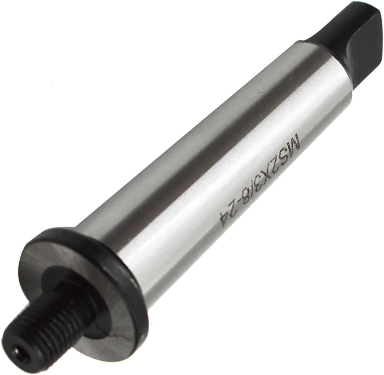 WFLNHB Threaded Drill Chuck Arbor 2MT to 3/8"-24 Hardened MT MT2 Adapter for Various Drill Machines, Milling Machines, Lathes, Boring Lathes and Electric Hand Tools.