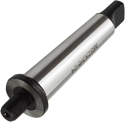 Miniatura 8 de Nuevo adaptador MT2 de eje de taladro roscado 2MT a 12 "-20 endurecido Morse Taper MT2 para varias máquinas de taladro, fresadoras, tornos, tornos