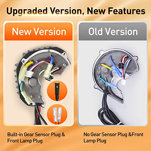 BAFANG BBS-HD Controller für Mid Drive Motor 52V 28A 1000W mit Frontlampenanschluss und Schaltsensoranschluss Aktuelles Modell