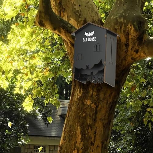 Casa para Murciélagos Asixxsix contra Insectos con Madera Resistente al Clima 5