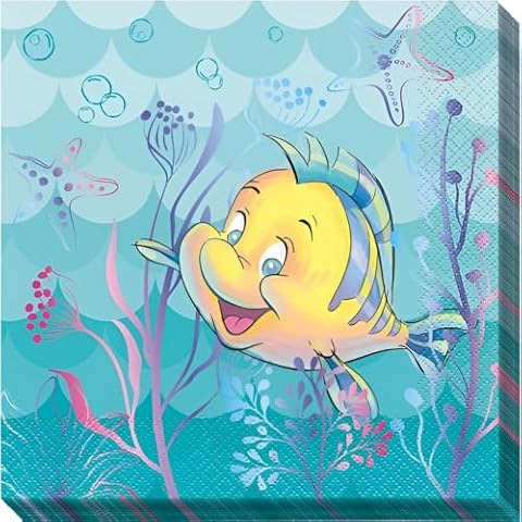 Unique The Little Mermaid Disposable Napkins Cover