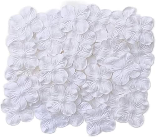 Miniatura 1 de RATREE 888 50 piezas de papel de morera hechas a mano con hortensias de 2 x 2 pulgadas, flores de papel de morera para álbumes de recortes, boda,