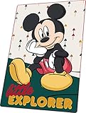 Kids Licensing | Manta Polar Disney Mickey | Manta Infatil | Manta Polar de Mickey | Mantas Infantiles | Manta Disney | Dimensiones: 150x100cm | 300g