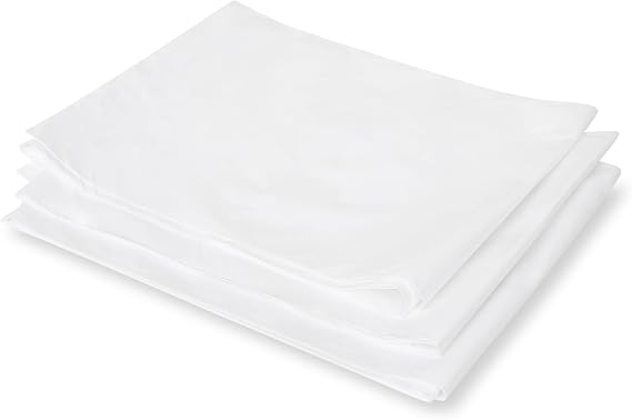 Plasticplace 4 Gallon Trash Bags, 6 Microns, Clear Garbage Can High Density Liners, 17 x 18 (2000 Count)