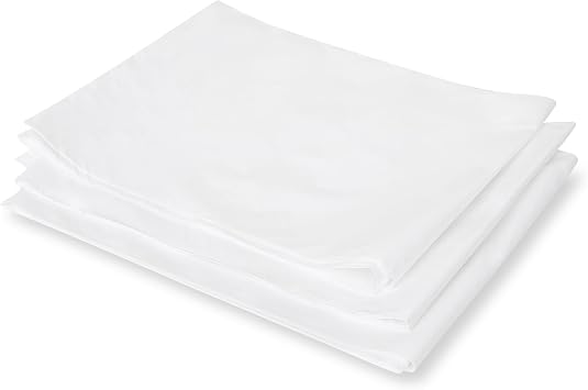 Plasticplace 4 Gallon Trash Bags, 6 Microns, Clear Garbage Can High Density Liners, 17 x 18 (2000 Count)
