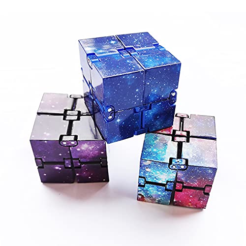 The_Drop_Shop Infinity Cube Fidget Toy, Infinity Cubes | Original Fidget Cube, Fidget Infinity Cube | Sensory Tool for Kids and Adults, Best for Stress and Anxiety Relief | Killing Time, ADHD, Autism