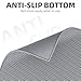 ESTHELLO Cat Litter Mat Large, Cat Litter Trapping Mat, Honeycomb Double Layer Design, Easy to Clean,Washable (30’’ x 24’’ Gray