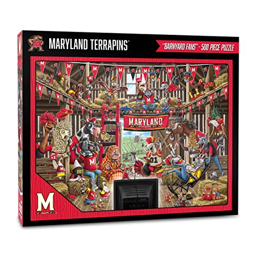YouTheFan NCAA Maryland Terrapins Barnyard Fans 500pc Puzzle