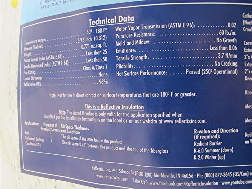 Us Energy Products 16 In. X 100 Ft. Double Reflective Insulation With Staple Tab #TOP4