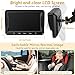 Wkzay Baby Car Camera for Backseat – HD 1080P, 150° Wide Angle, Night Vision, Easy Installation, Adjustable LED Light, 4.3” LCD Display, Anti-Glare