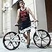 Bicicleta de montaña plegable, 26 pulgadas, 27 velocidades, velocidad variable, todoterreno, doble...