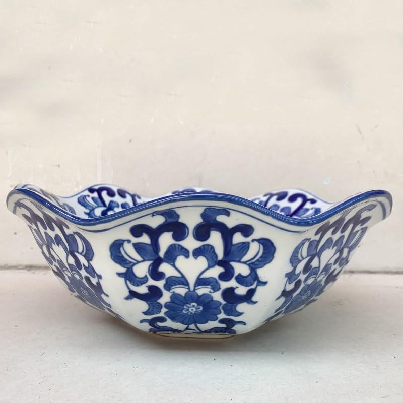Vassoio Per Frutta Piatto in stile cinese Piatto for pesce profondo Piatto for zuppa Piatto da pranzo for la casa Piatto di frutta Ristorante Stoviglie in ceramica Piatto di frutta creativo Cestino Pe