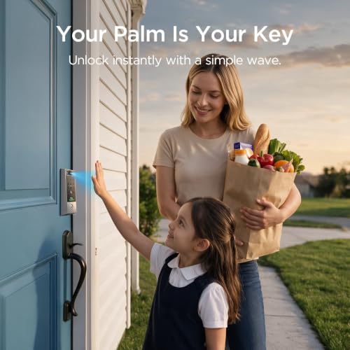 TCL Smart Lock, Palm Vein Keyless Entry Deadbolt with Matter Over Thread - image 2