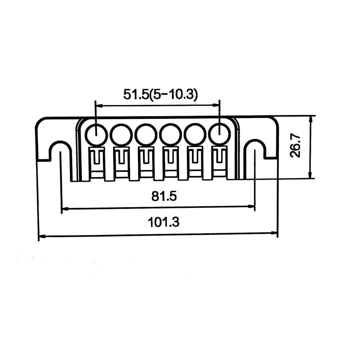 ROZILO Gold Guitar Bridge Tailpiece Vintage TP 6 70's Bridges with Studs and Inserts For LP Les Paul SG/ES