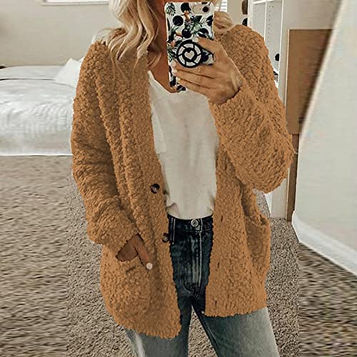 Rmxei Jackets For Women,Blazer Jackets For Women Jackets Outerwear Women Jean Jacket Women Winter Jackets For Women Cute Jean Jacket Womens Ski Jacket Long Raincoat Jacket(Coffee,Small) #TOP7