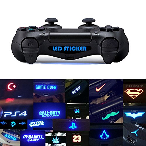 Gebaisi Led Lightbar Light Bar Decal Skin Stickers For Playstation Controller (40 Pieces B) #TOP4