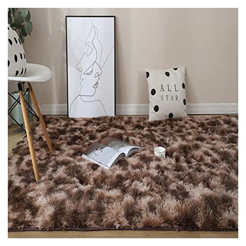 SHQIN Tapis Super Doux Et Moelleux, Tapis De Chambre, Tapis De Salon Et Tapis D'étude, Tapis dans De Nombreuses Couleurs Et Tailles. (Color : Coffee, Size : 160x230cm)