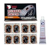 PAX 48 Pcs 24 x 35mm Inner Tube Tire Repair Patches with 20cc Cement, Puncture Tire...