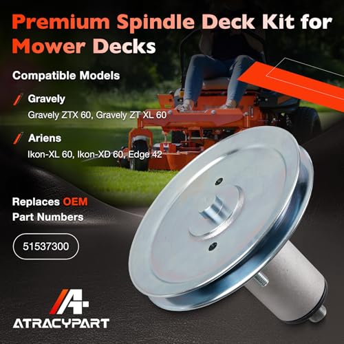 51537300 Mower Spindle Fit Ariens Ikon XD Ikon XL Gravely ZTX ZT XL 60 Inch by ATRACYPART - Used condition - Image 2