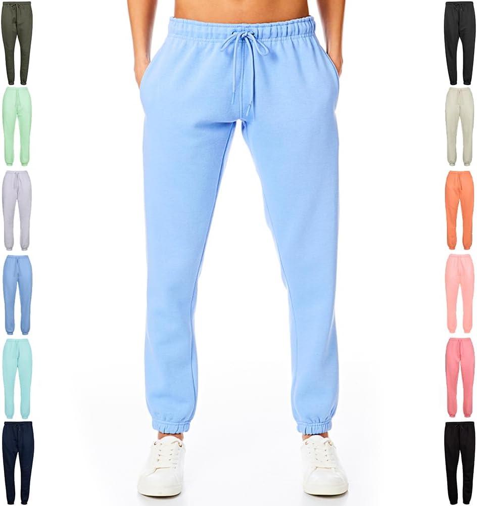 Light & ShadeLSLPNT006 Ladies Soft Touch Loungewear Sweatpants Joggers Jog Pants