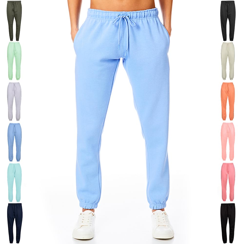 Light & ShadeLSLPNT006 Ladies Soft Touch Loungewear Sweatpants Joggers Jog Pants