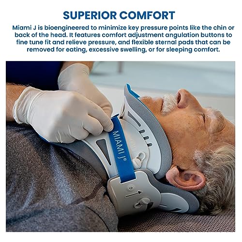 Ossur Miami J Cervical Neck Collar - Relieves Pain & Pressure on Spine | C-Spine Vertebrae Immobilizer | Semi-Rigid Pads for Patient Comfort | MJ-400 Regular - Thumbnail 6