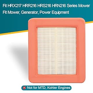 Emmawin 17211-Z8B-901 Air Filter, 4 Pack HRX217 Air Filter for Honda GCV160LA1 GCV190LA Engine Harmony II HRR216 HRR216K9VKAA HRS216 HRN216 Walk Behind Mower
