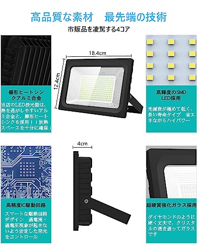モアレ（投光器・投影器）　❤︎付属多数❤︎ Amazon.co.jp: morsen: LED投光器