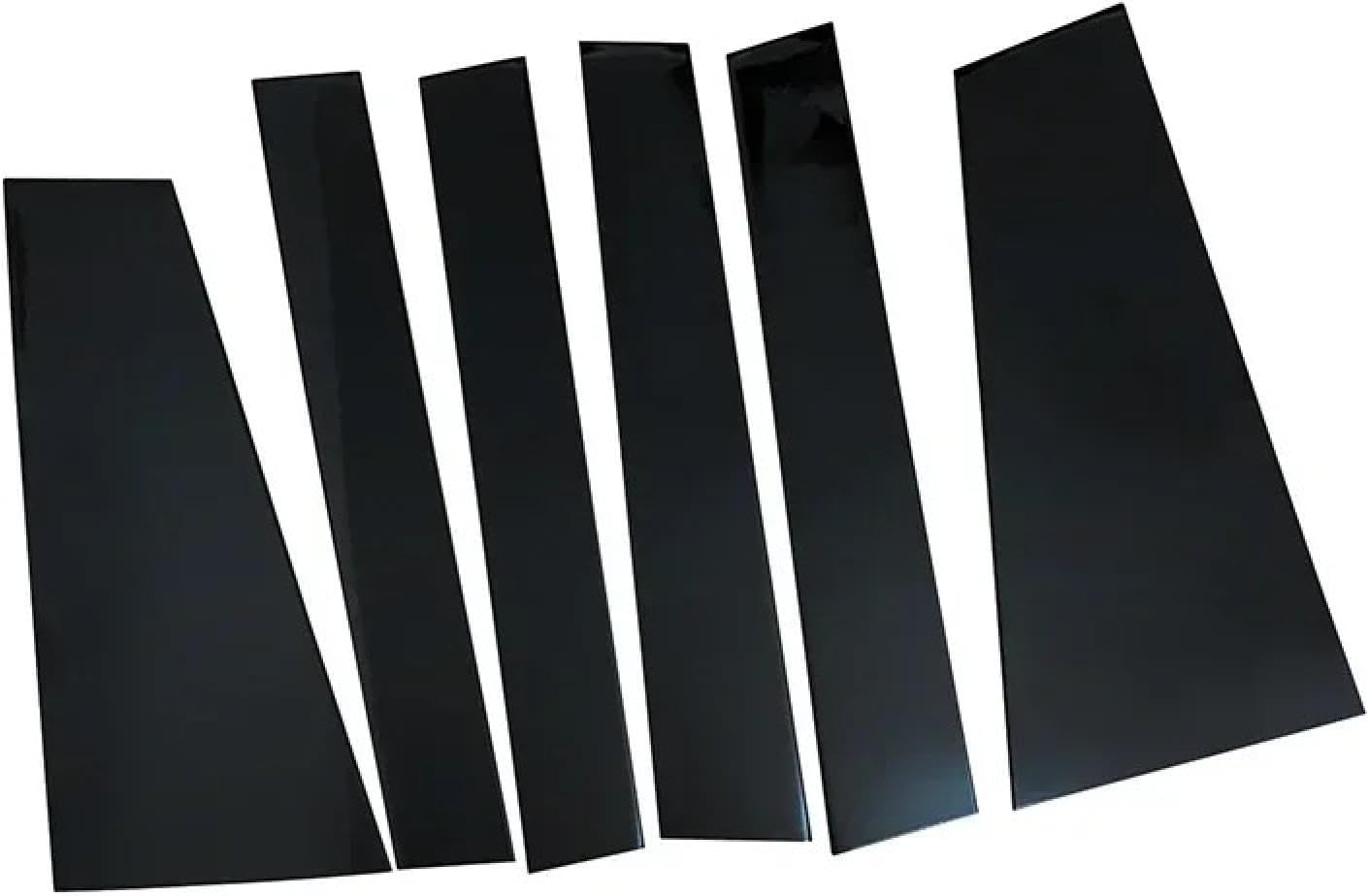 NaKeah Window Pillar Post Trim for Sienna 2022 6Pcs Glossy Black Car Pillar Posts Window Molding Decoration Stickers
