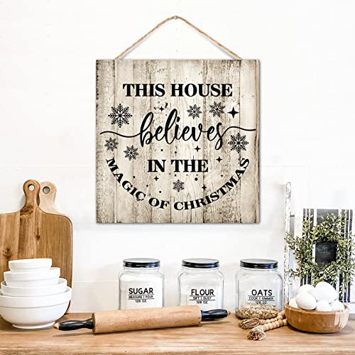 Panneau de décoration murale rustique à offrir comme cadeau de Noël mémorable - 4