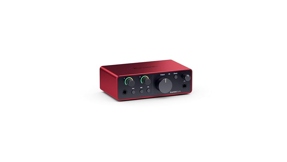 Focusrite Scarlett Solo Studio 4th Gen 2x2 USB Audio