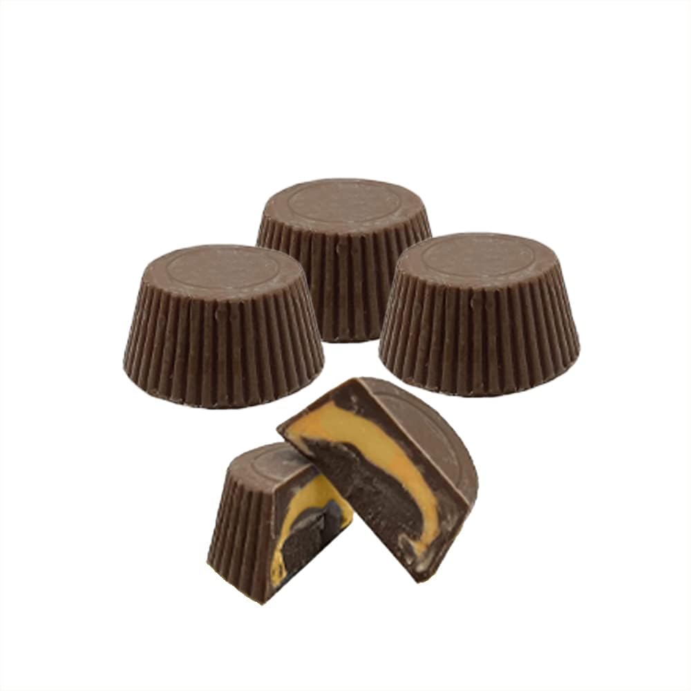 Easter Peanut Butter Cups Milk Chocolate, 24 Pounds (Bulk), Happy Easter Day Eggs, Party Bag Fillers, Individually Wrapped, Kosher Certified Dairy