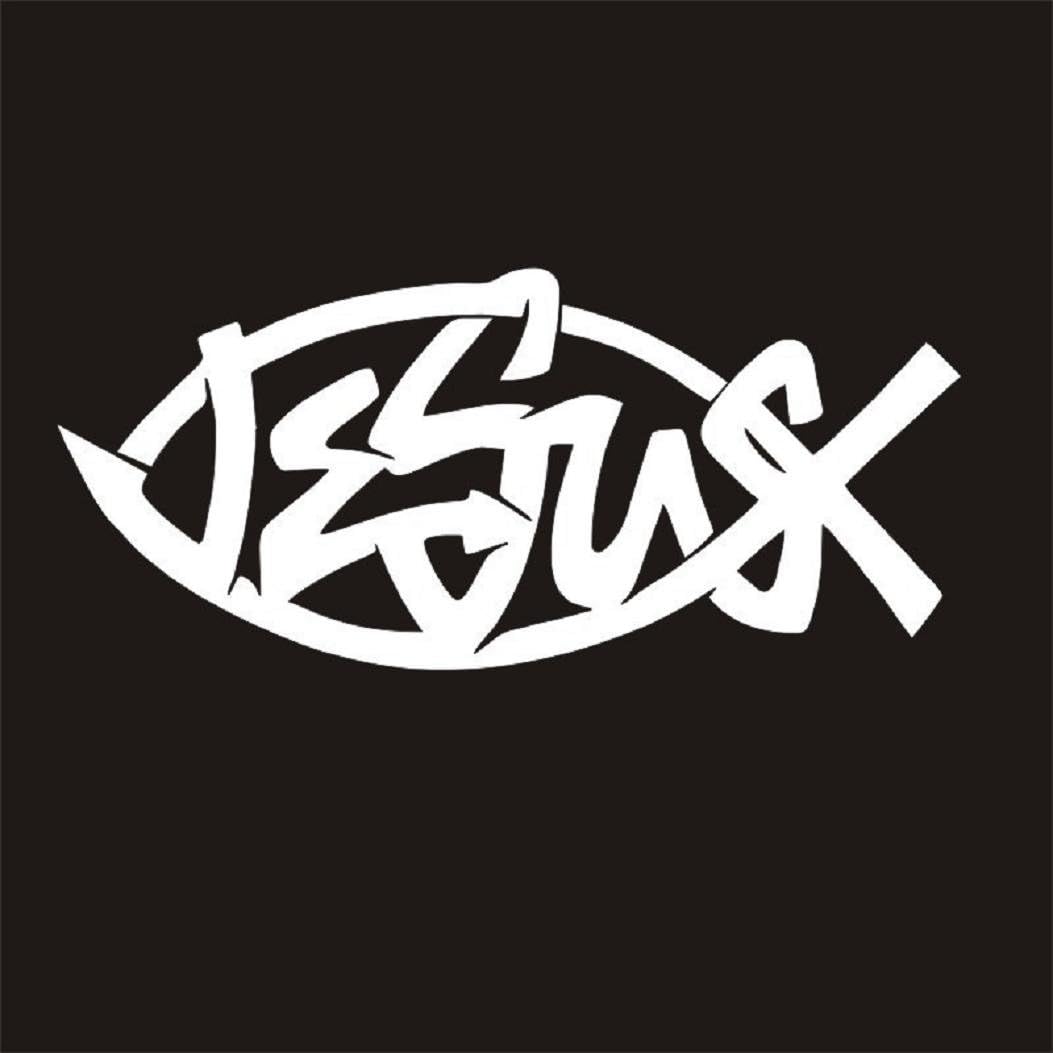 Lonsbo Jesus Wall Art Removable Home Vinyl Window Wall