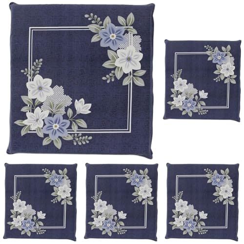 �����[�i�C�g(Merry Night) ���z�c�J�o�[ �u�a�؁v �l�C�r�[ ���唻 ��55×59cm �t�@�X�i�[�� ��100% ���\������ �a�� �a�e�C�X�g �􂦂� �I�[���V�[�Y�� Z103-72 (× 5)