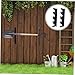 MINAOLULUS 1 Pair Garden Tool Wall Mount Rack Heavy Duty Metal Organizer for Garage Easy Installation Storage Shelf Space Saving Tool Management System for Garden Equipment