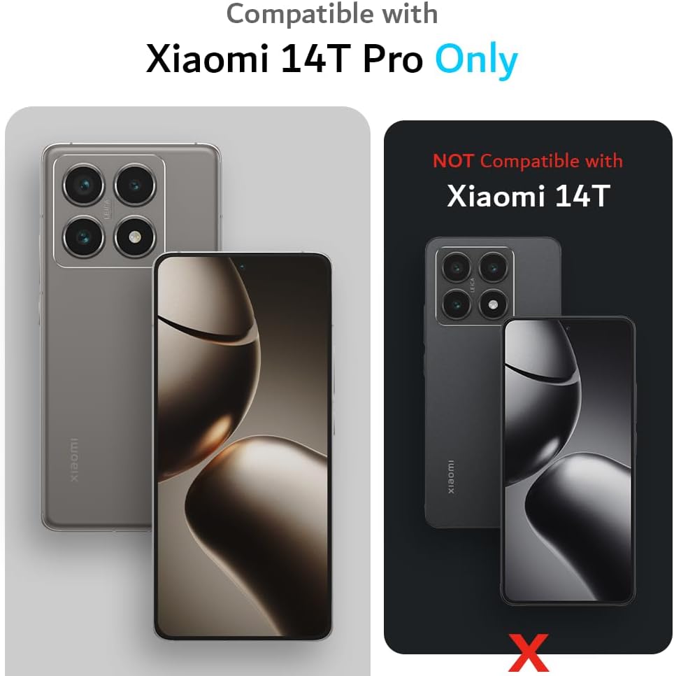 TUDIA MergeGrip [Military Grade] for Xiaomi 14T Pro 5G Case (2024) - [Drop Tested] Dual Layer Shockproof Slim Heavy Duty Tough Protective Phone Cases Cover (Pine Green, Magsafe Compatible) - Image 2