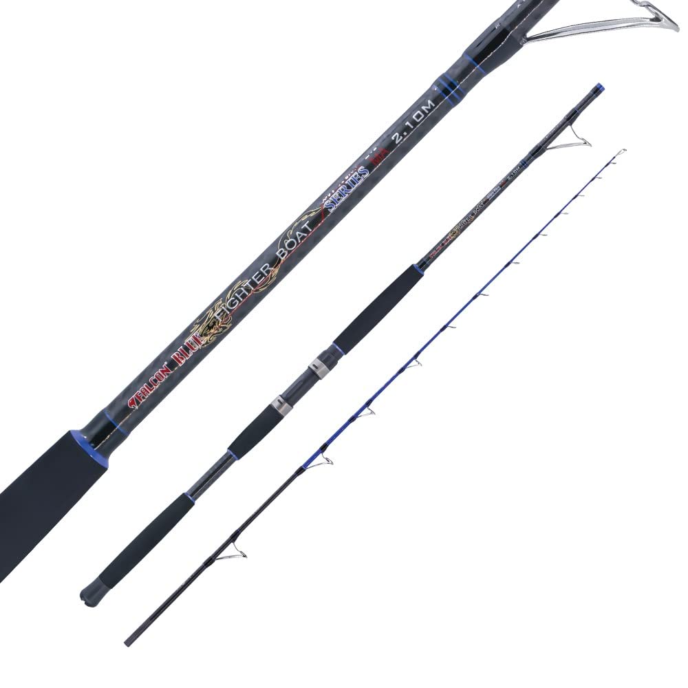 FALCON Canna Da Pesca Blue Fighter Boat MA, 2.10MT, BOLENTINO, Azione Di Pesca Da 1kg