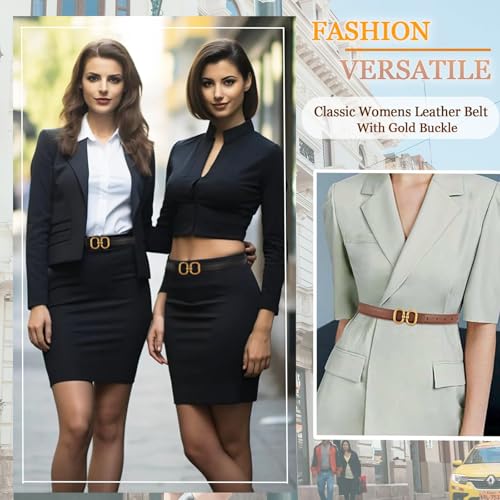 Xfopz gold leather belt – image 6