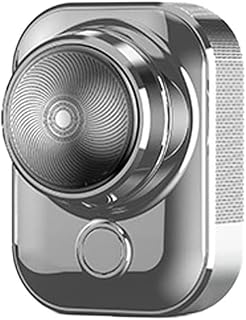 Mini Shaver,Electric Shaver, Mini-Shave, Pocket Size Portable Shaver -Wet and Dry Mens Razor USB Rechargeable Shaver Charging Easy One-Button Use for Home,Car,Travel 1 (Color : Black, Size : One Si